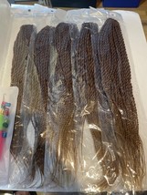 Brown 14” Hair Extensions 5 Pk. New Sealed  - $6.79