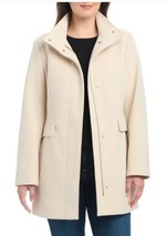 Vince Camuto Womens Jacket Cream Full-Zip Pockets Semi-Fitted Heavyweight - $1,221.68 MXN