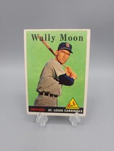 Wally Moon 1958 Topps #210 St Louis Cardinals Baseball Trading Card - £7.25 GBP
