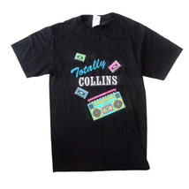 Retro T-Style Totally Collins Put The Y In Justify Boombox Cassette Small B6 - $9.50