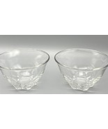 Vintage Fidenza Italy Clear Glass Bowls Set Of 2 Cups Fruit Condiments D... - €13,97 EUR