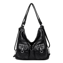 Vintage Women  Bags Designer  Handbag Leather Travel Bags Lady Large Capacity Ca - £140.40 GBP