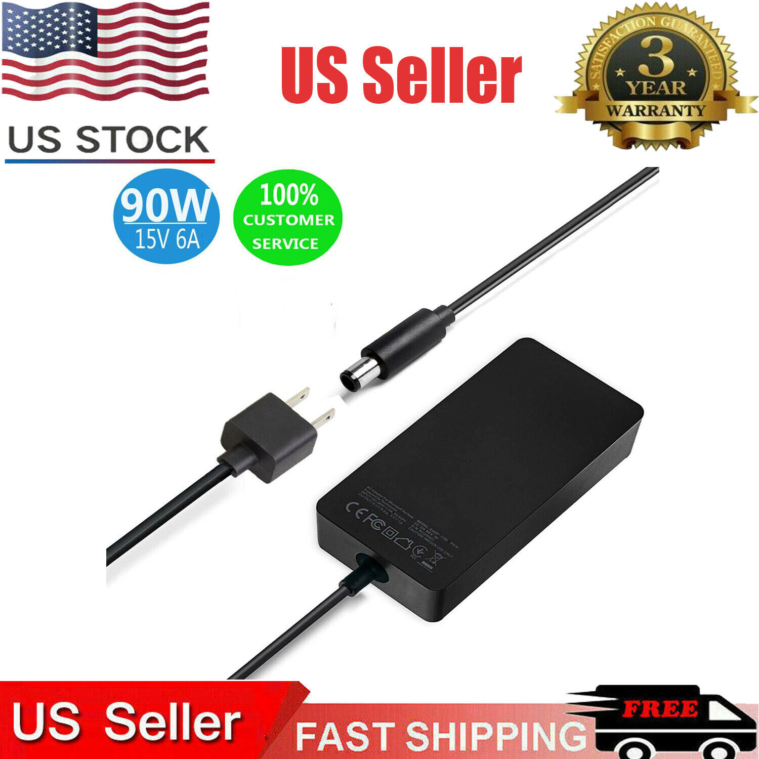 Primary image for Ac Adapter Charger Power For Microsoft Surface 1706 1661 1749 Pro 4 Windows 10