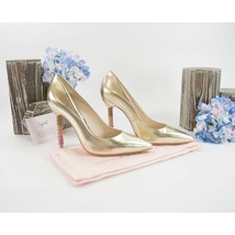 Sophia Webster Coco Gold Leather Ombre Crystal Encrusted Heels Size 37 7 NIB - £256.80 GBP