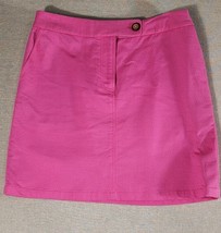 Anthropologie Vanessa Virginia 4 BarbiePink Pencil Skirt Cotton Casual T... - $25.00