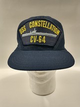 USS CONSTELLATION CV-64 HAT USN NAVY SHIP KITTY HAWK CLASS SUPER CARRIER... - $19.79