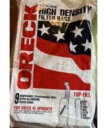Oreck Genuine High Density Filter Bags Set Of 9 Models XL2000, XL8000, X... - $31.16 CAD