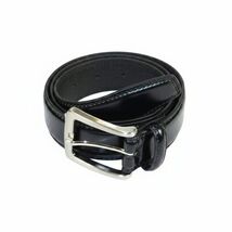 Men VALENTINI Stitched Leather Belt Classic Pin Buckle Business Dress V7... - $29.99