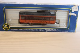 HO Scale AHM, Birney Trolley Car, Public Service #76 Orange, 5301 - £105.08 GBP