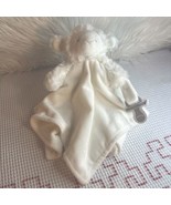 Carter&#39;s Lamb Plush Lovey Pacifier Holder Baby Blanket Sheep White 2016 - £14.30 GBP