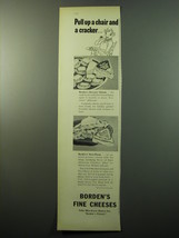 1950 Borden&#39;s Gruyere and Vera-Sharp Cheese Ad - Elsie the Cow - £15.01 GBP