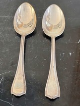 Reed &amp; Barton Set of 2 Sterling Silver Serving Spoons 134 Grams - £101.95 GBP