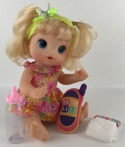 Baby Alive Doll Potty Dance Baby Interactive 50+ Sounds Accessories Blonde #3 - £42.55 GBP