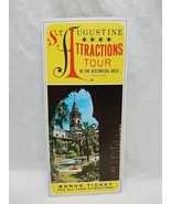 Vintage St Augustine Attractions Tour Of The Historical Area Florida Pam... - $10.89