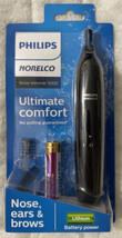 Philips Norelco Nose Trimmer 1000 For Nose Ears &amp; Eyebrows NT1715/60 Bra... - $19.94