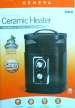 Soleil By GENEVA PTC-156 360° Surround Ceramic Heater for Small Spaces, ... - $652.87 MXN