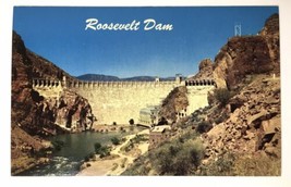 Roosevelt Dam Between Apache Junction &amp; Globe Arizona Vintage Chrome PC ... - £3.16 GBP