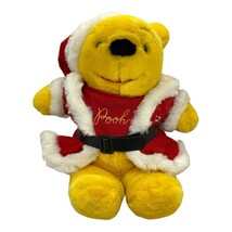 Sears Winnie the Pooh 15&quot; Santa Plush Toy - $352.80 MXN