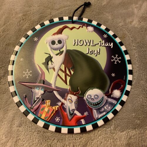 Primary image for Disney Tim Burton's Nightmare Before Christmas Metal Holiday Hanging Sign Jack