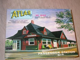 Vintage HO Scale ATLAS Rockville PASSENGER STATION Model Train Building ... - $19.99