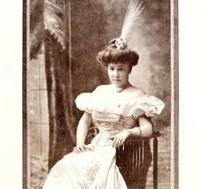 Miss Wright US Ambassador To Japan Daughter 1906 Photo Plate Printing DWAA21 - £19.66 GBP