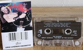 The Best Of Ted Nugent Cassette 1981 Great Gonzos Tape Classic Rock Epic Stereo - £7.50 GBP