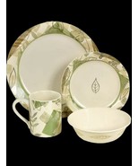 Corelle Replacement Textured Leaves 4-Pc Set, One Place Setting. - $1,018.31 MXN