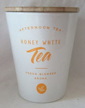 Kirkland&#39;s 11.2 oz Jar Candle up to 55 hrs Afternoon Tea HONEY WHITE TEA - £22.03 GBP