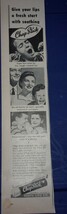 Chap Stick Magazine Print Advertisement 1956  - $77.15 MXN