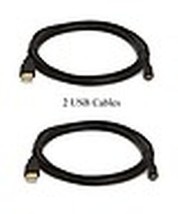 Two 2 USB CABLES for Canon SD770 SD780 SD800 SD850 IS A3200IS - $10.59