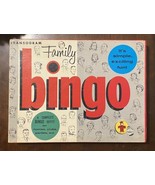 TRANSOGRAM FAMILY GAMES - VINTAGE BINGO GAME - $9.76