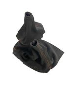 For Chevy Corvette C6 Suede Shift Boot Cover, Red Stitch (2005-2013) - $67.00