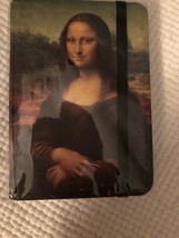 Mona Lisa Notebook Cover Elastic Band Closure Diary Lined 5 X 7 - £11.66 GBP