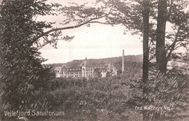 Antique Postcard Denmark 1910s Vejleford Sanatorium Tuberculosis Used 5.5 x 3.5 - £9.56 GBP