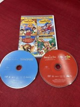 4 Movie Family Fun Pack - American Tale 1&amp;2/Brer Rabbit/Despereaux on 2 DVD - £3.95 GBP