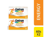 2 X 60&#39;s New Centrum Energy B-Vitamins and Minerals Vitamin C &amp; E Fast DHL - $58.90