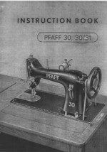Pfaff 30, 30/31  manual sewing machine instruction Enlarged Hard Copy - $12.99