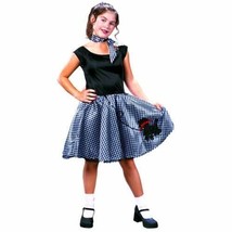 Fun World - Girls Bobby Soxer - 50&#39;s Halloween Costume - Dress Up - £11.80 GBP