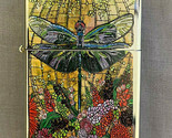 Colorful Dragonfly Art D2 Flip Top Dual Torch Lighter Wind Resistant - $16.78