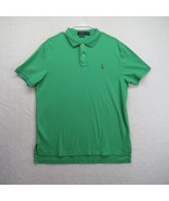 Ralph Lauren Polo Shirt Mens Extra Large Green Short Sleeve Prima Soft T... - £13.38 GBP