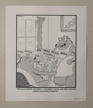 1990 Gary Larson The Far Side Poster:Original 20x17 newspaper comic stri... - £23.36 GBP