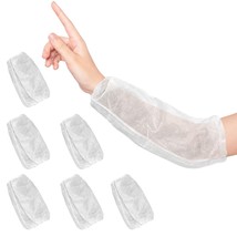 100 ct White 18&quot; Sleeves Cover Clean Oversleeve Protective Arm Polypropy... - £20.46 GBP