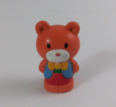 Vintage Sanrio Hello Kitty Friend Tippy The Bear 1.5&quot; Toy Figure Rare - $8.90