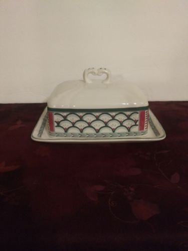 Mikasa Country Classics ~ Country Scene DD007 ~ Covered Butter Dish  - $32.71