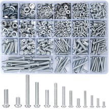 1080 Pcs Screws Bolts and Nuts Assortment Kit, Metric Machine Screws and Nuts an - £18.66 GBP