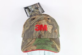Deadstock Vintage 3M Spell Out Advantage Timber Camouflage Strapback Hat Cap - $39.55