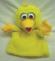 TYCO 1996 Sesame Street BIG BIRD HAND PUPPET 8&quot; Plush STUFFED ANIMAL Toy - $18.32
