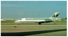 Ozark Air Lines DC 9 15 Airplane Postcard - £7.73 GBP