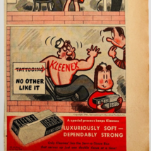 1946 Kleenex Tissues Little Lulu Advertisement Vintage Comic Strip Adver... - €15,01 EUR