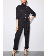 STAR By Julien MacDonald Black Cargo Jumpsuit  UK 22 PLUS Size   (fm48-12) - $46.54